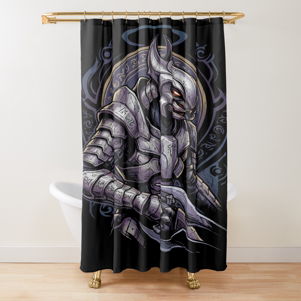 Halo The Arbiter Covenant Elite Warrior Shower Curtain