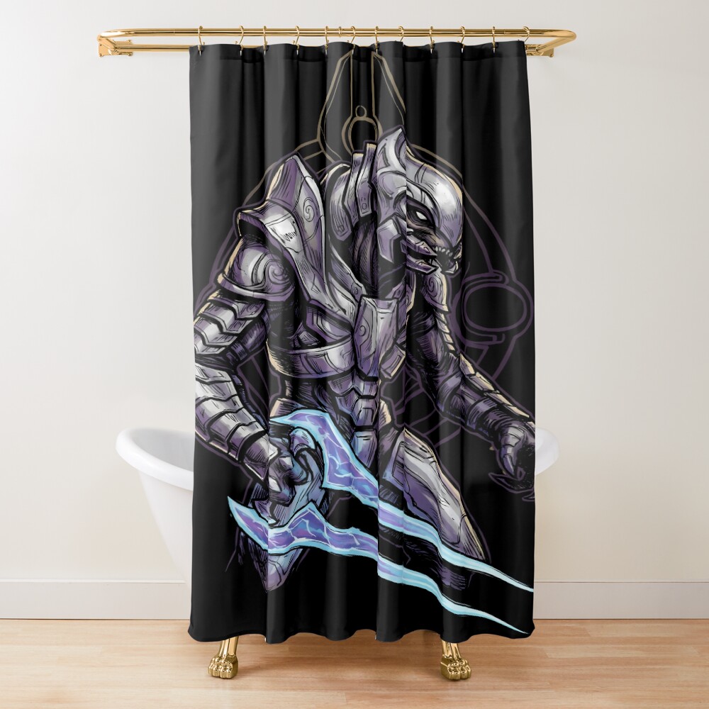 Halo The Arbiter Sangheili Honor And Redemption Shower Curtain