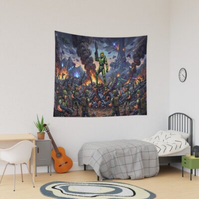 Elite Combat Soldier Tapestry