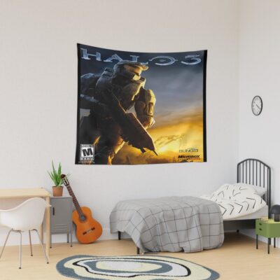 Halo 3 Mythic Space Guardian Tapestry