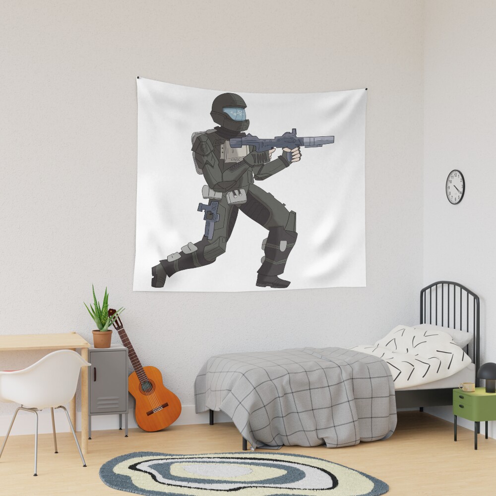 Sticker Design Halo 3 Odst Rookie Tapestry