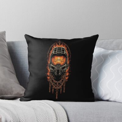 Chained Spartan Throw Pillow