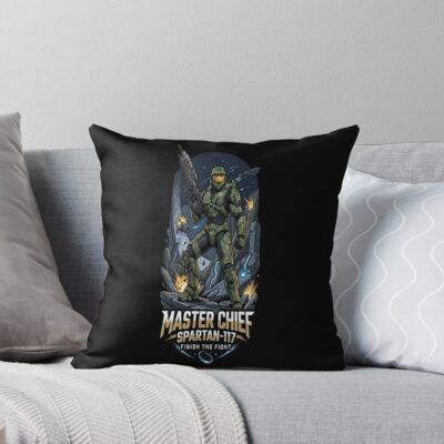 Finish The Fight 117 Throw Pillow