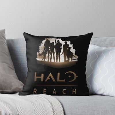 Noble Team Heroic Battlefield Commander Throw Pillow